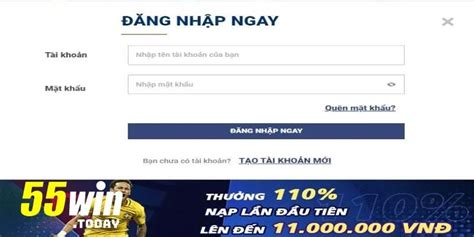 đăng nhập 55win